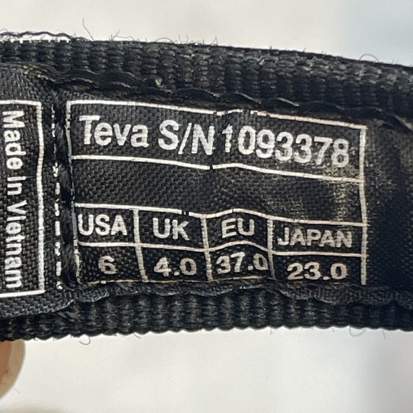 Teva Hurricane 4 Sport Sandals Hazel Brown Black Womens 6 UK 4 EU 37 - Picture 6 of 7